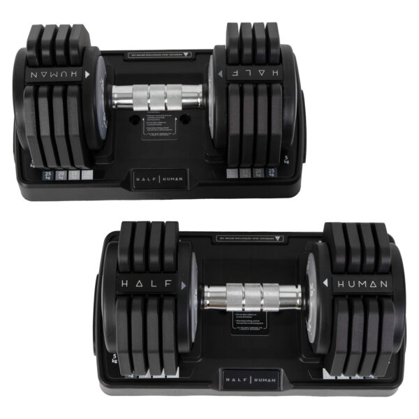 Half Human 25kg Adjustable Dumbbell Set