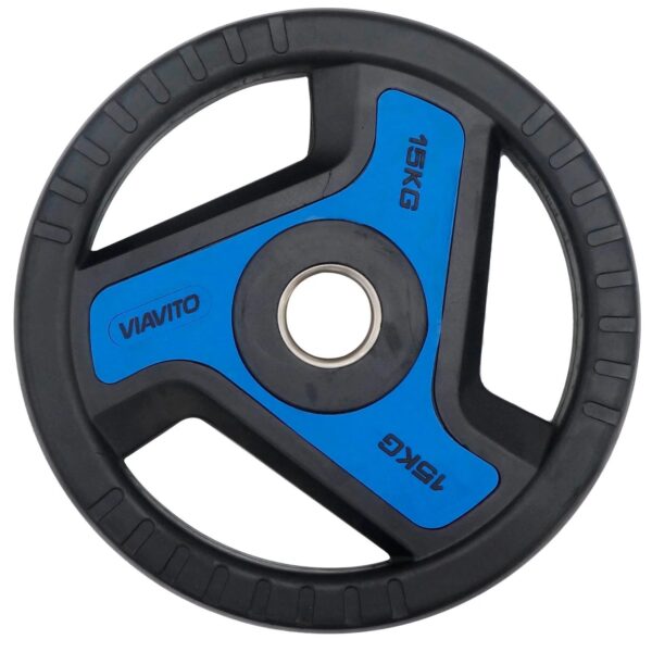 Viavito Rubber Bumper Olympic Weight Plates - Image 4