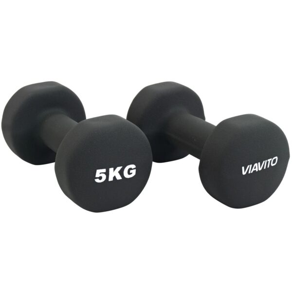 Viavito Neoprene Dumbbells - Pair - Image 3