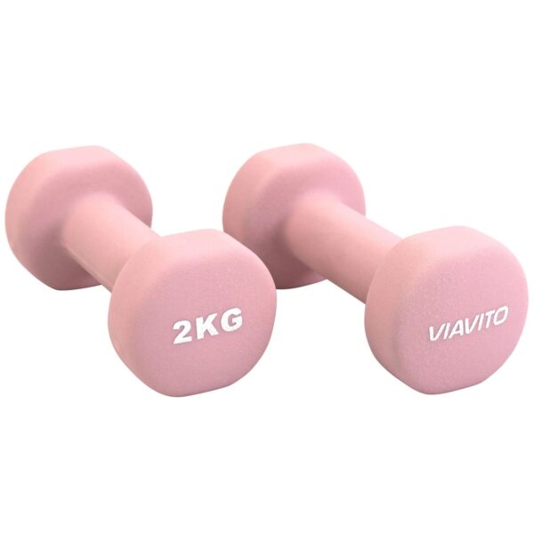 Viavito Neoprene Dumbbells - Pair - Image 2