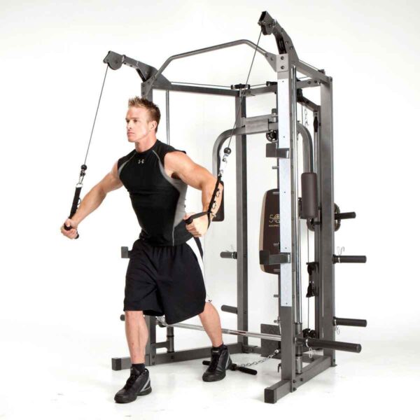 Marcy SM4008 Deluxe Smith Machine with Adjustable Weight Bench - Image 2