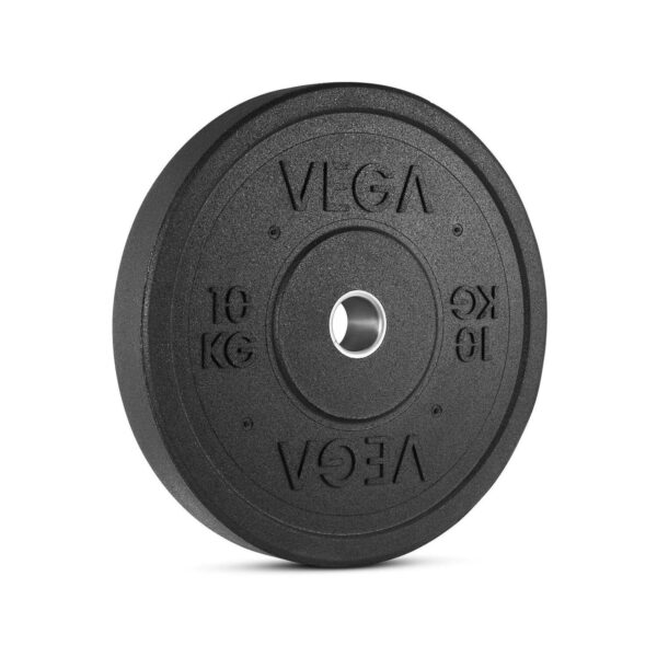 Vega 100kg Rubber Crumb Bumper Olympic Weight Plates Set - Image 2