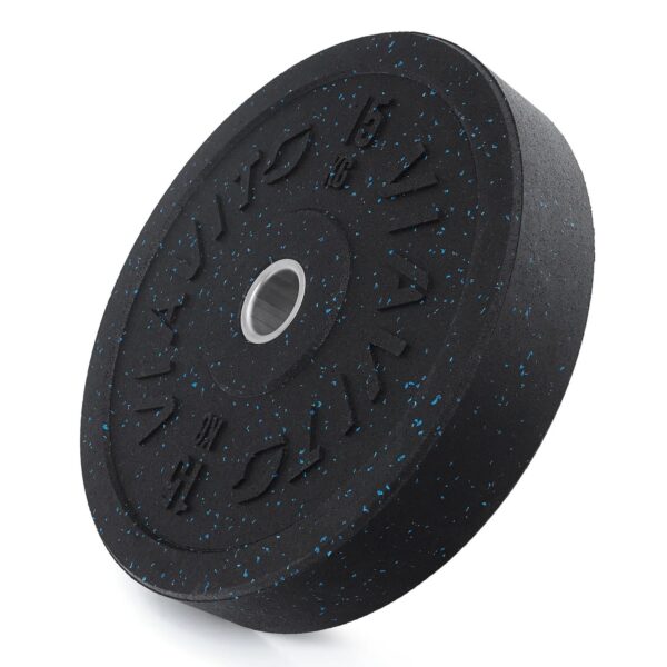 Viavito 110kg Rubber Crumb Bumper Olympic Weight Plates Set - Image 3