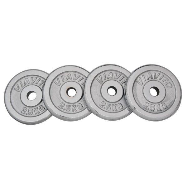 Viavito Chrome Standard Weight Plates - Image 3